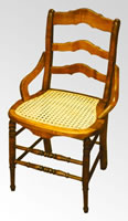 chair with caned seat